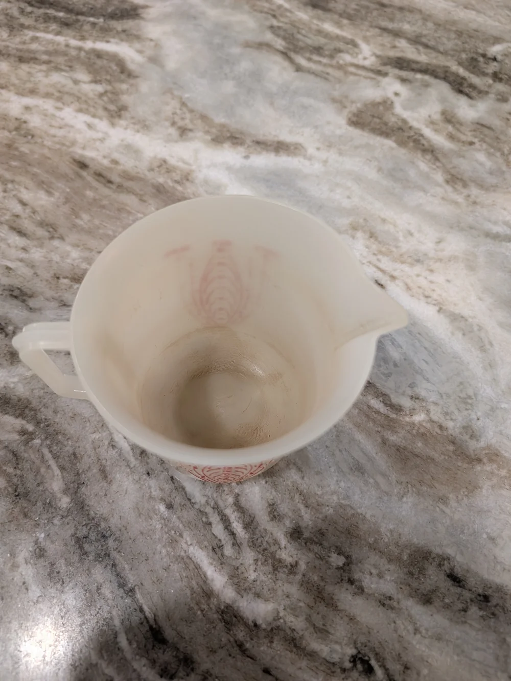Vintage Tupperware 2 Cup Measuring Pitcher
